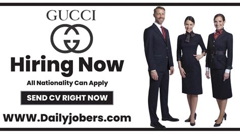 gucci job vacancies